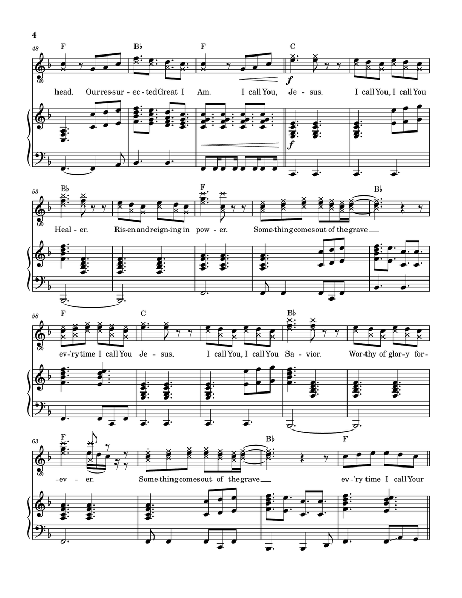 I Know A Name I Know A Name Piano, Vocal scores gallery preview page 5
