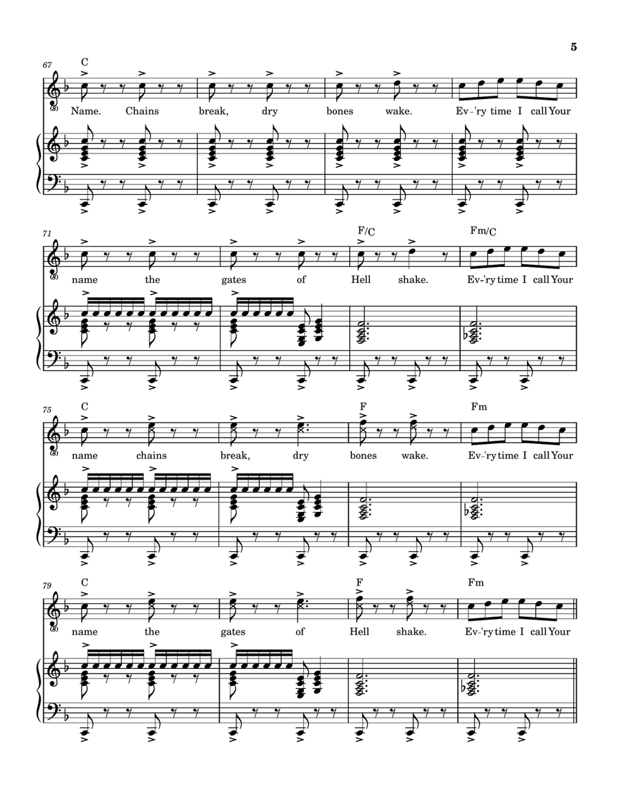 I Know A Name I Know A Name Piano, Vocal scores gallery preview page 6