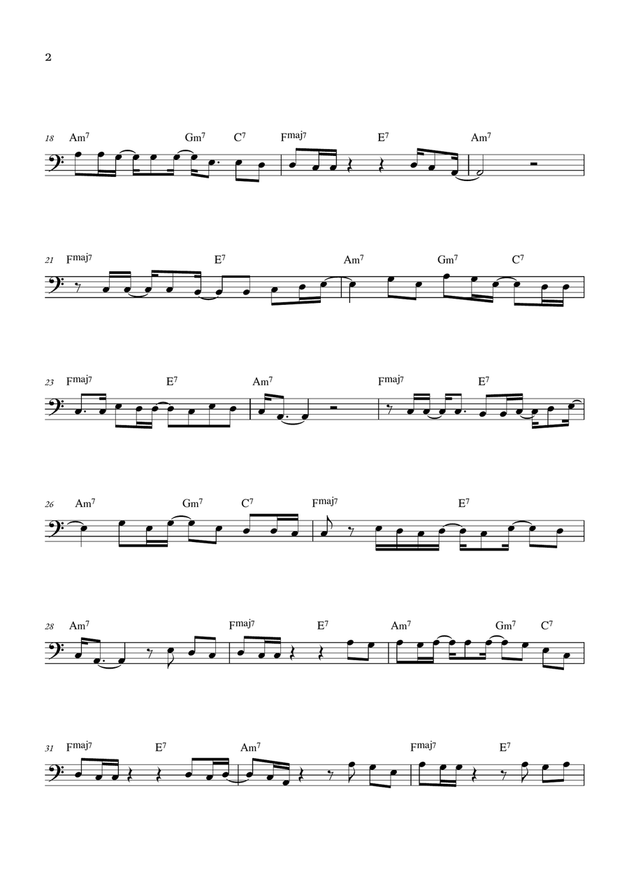 Just The Two Of Us Just The Two Of Us Trombone Solo scores gallery preview page 2