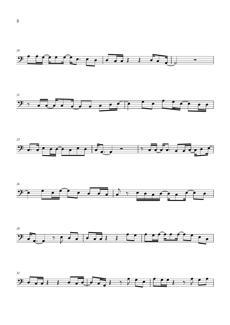 Just The Two Of Us Just The Two Of Us Trombone Solo scores gallery preview page 2