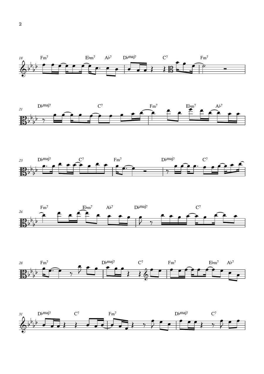 Just The Two Of Us Just The Two Of Us Viola Solo scores gallery preview page 2