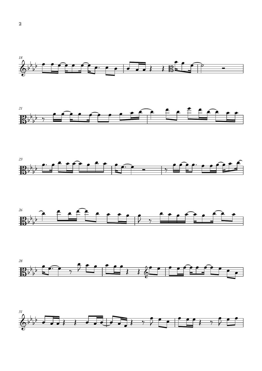 Just The Two Of Us Just The Two Of Us Viola Solo scores gallery preview page 2