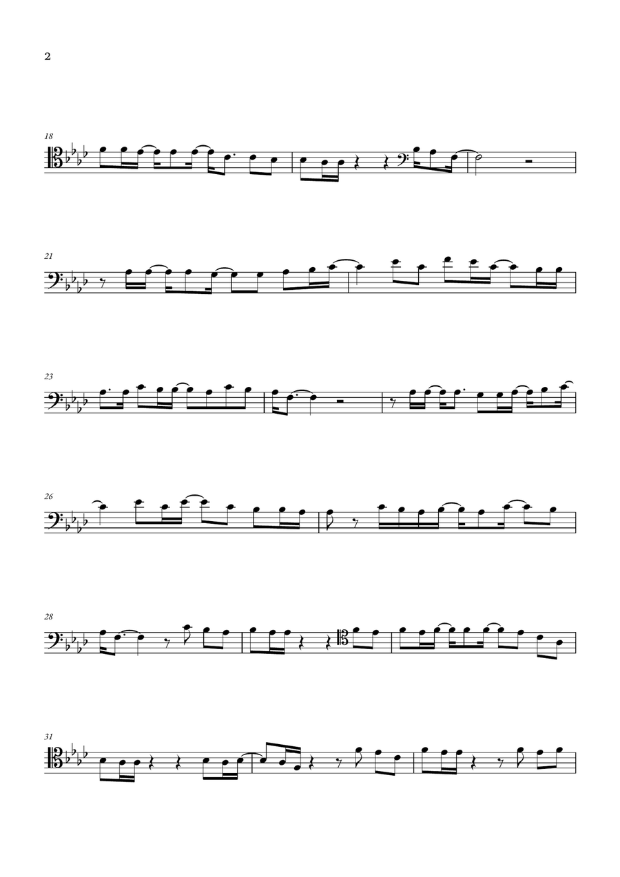 Just The Two Of Us Just The Two Of Us Cello Solo scores gallery preview page 2