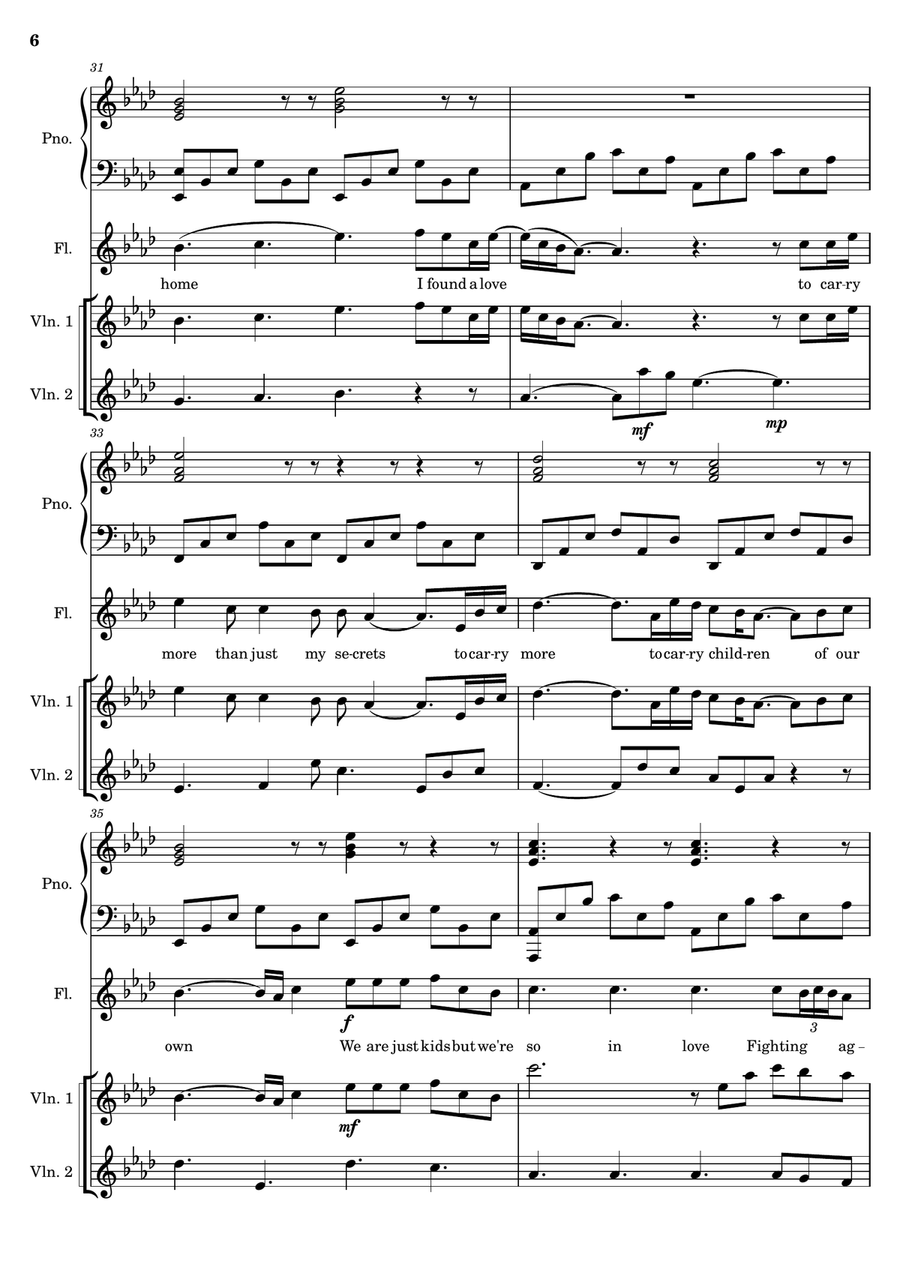 Perfect Perfect Small Ensemble scores gallery preview page 6