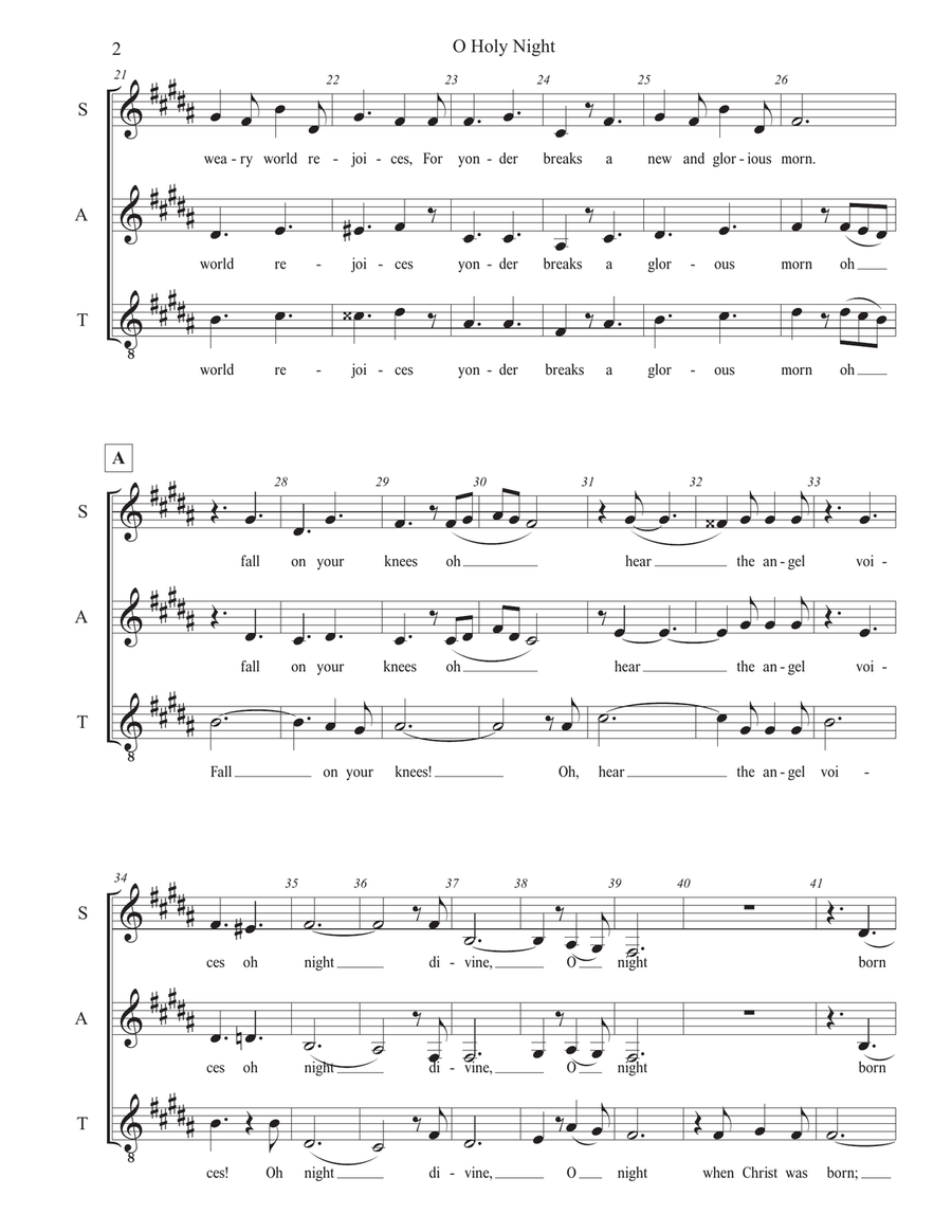 O Holy Night O Holy Night SAT scores gallery preview page 2