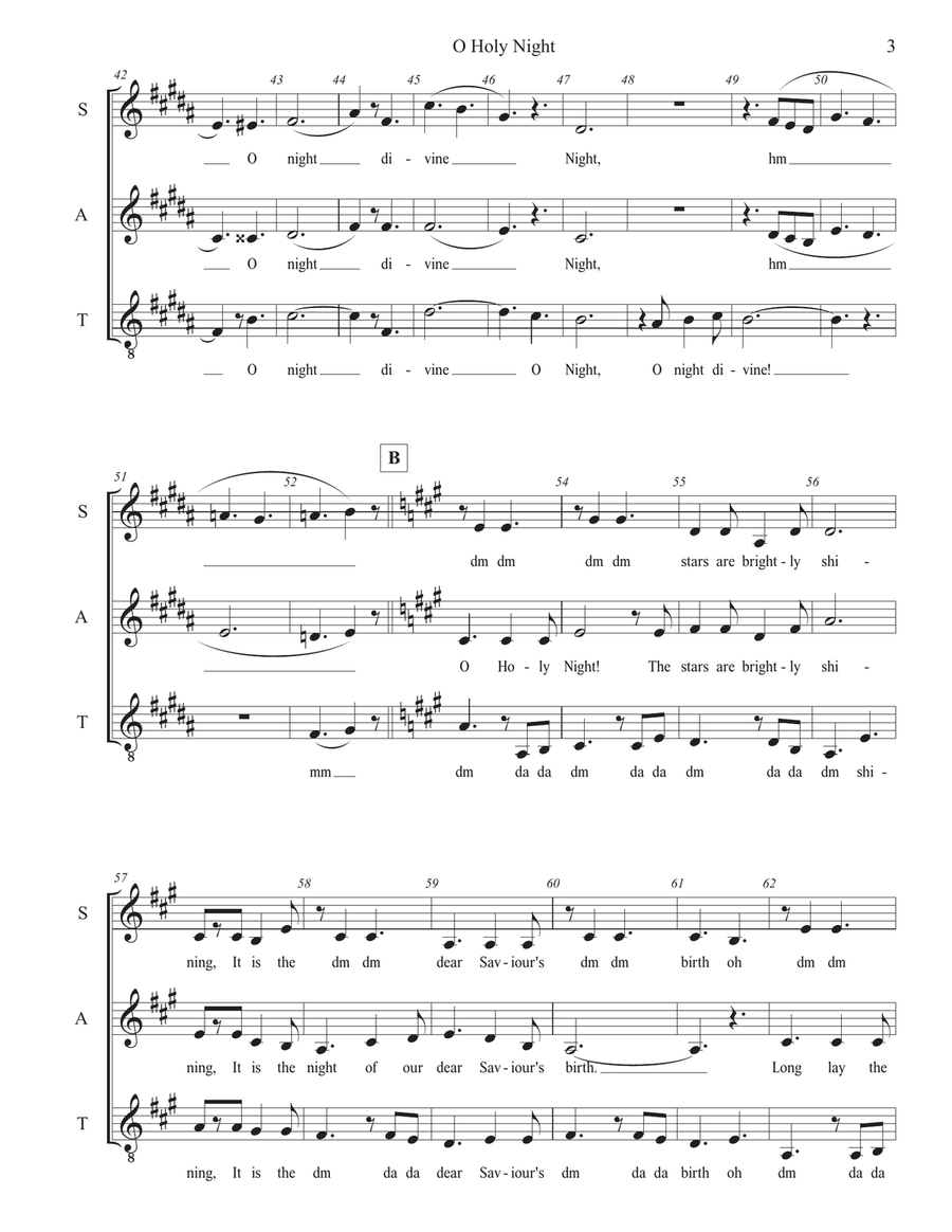 O Holy Night O Holy Night SAT scores gallery preview page 3
