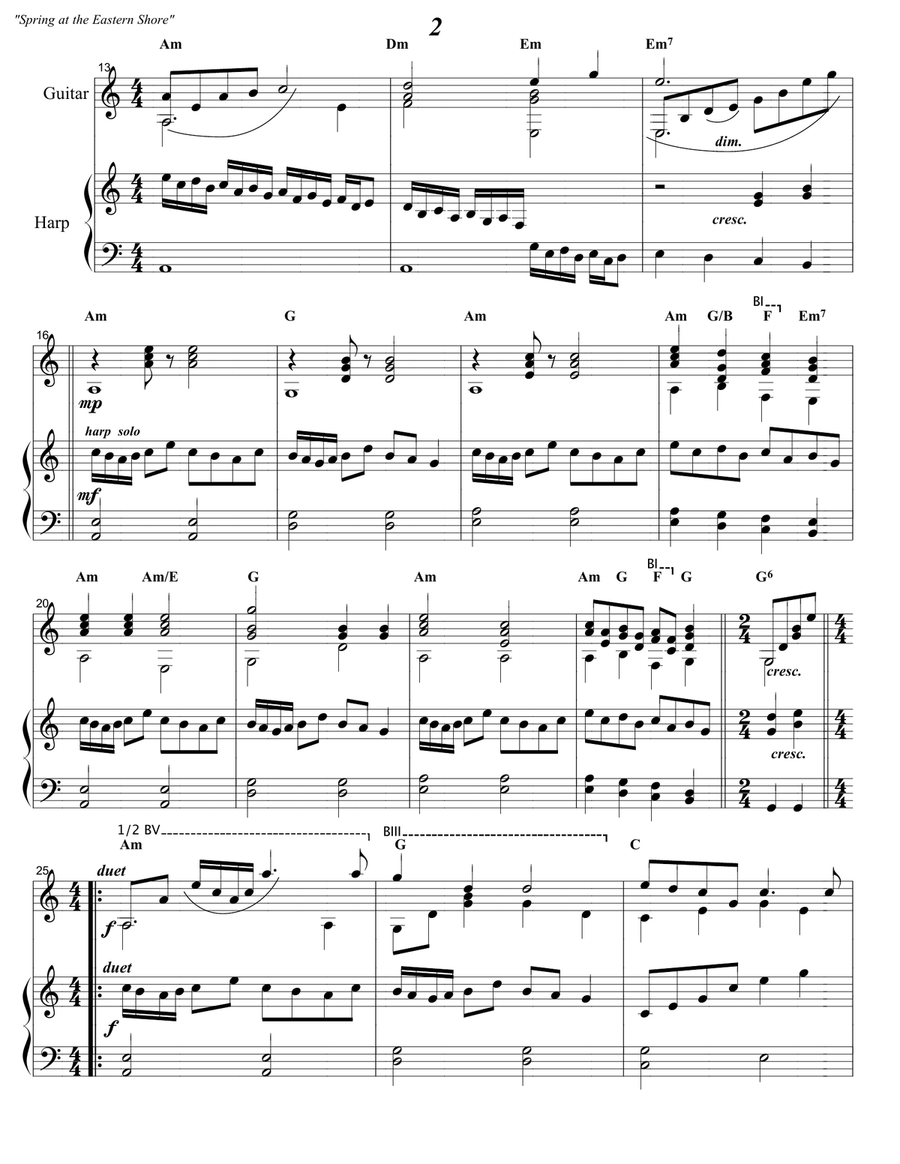 Spring at the Eastern Shore Chamber Music scores gallery preview page 2