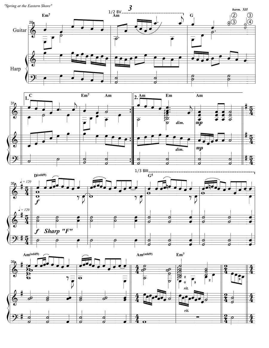 Spring at the Eastern Shore Chamber Music scores gallery preview page 3