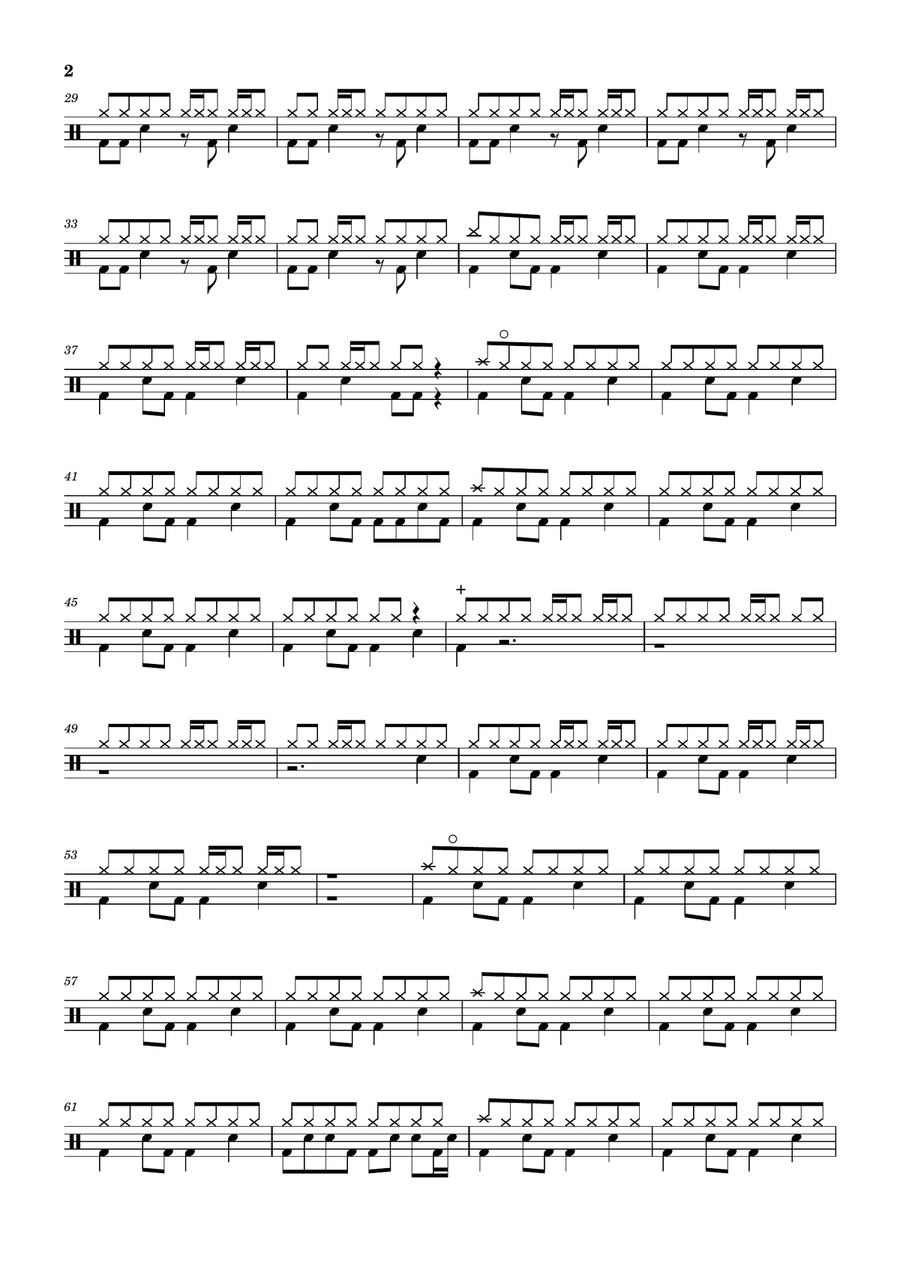 Instead Instead Drum Set scores gallery preview page 2