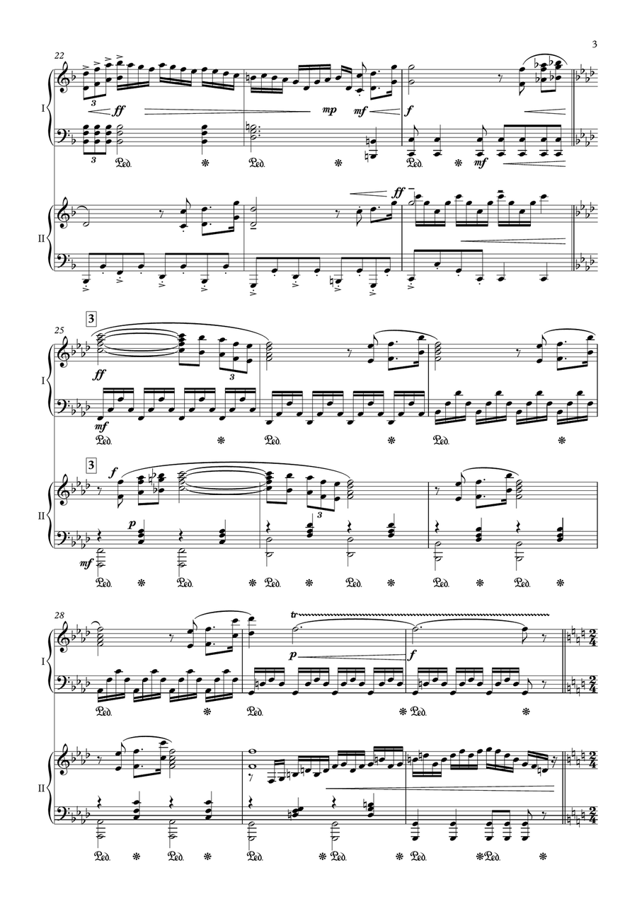 See You Tomorrow See You Tomorrow Piano Duet scores gallery preview page 3