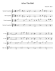 After The Ball (Sax Quartet Score and Parts)