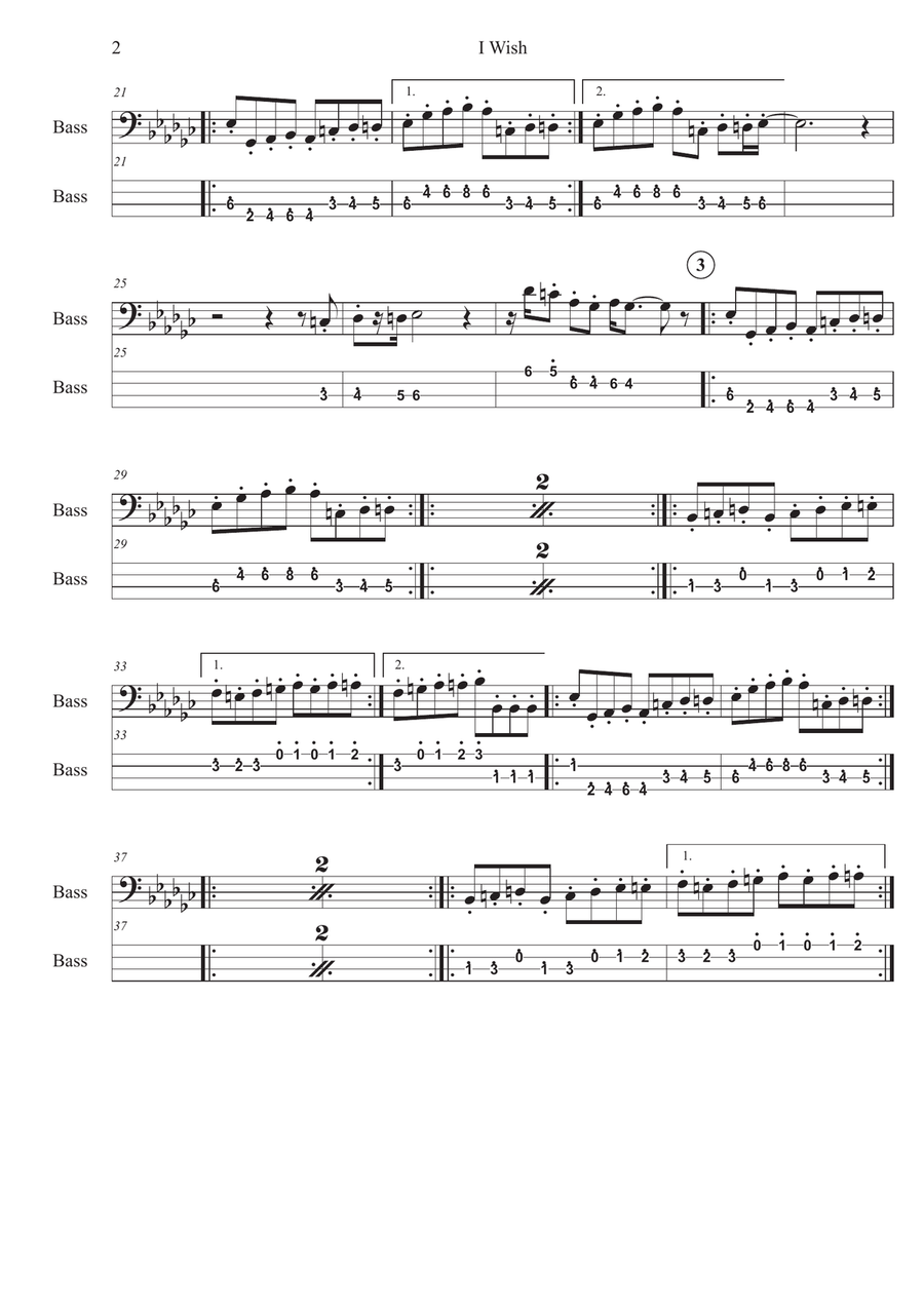 I Wish I Wish Acoustic Guitar scores gallery preview page 2