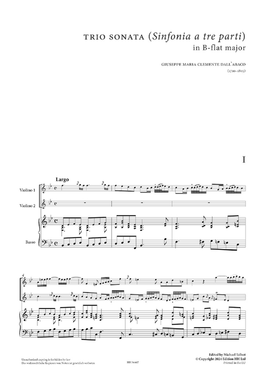 Trio sonata in B-flat major Cello scores gallery preview page 2