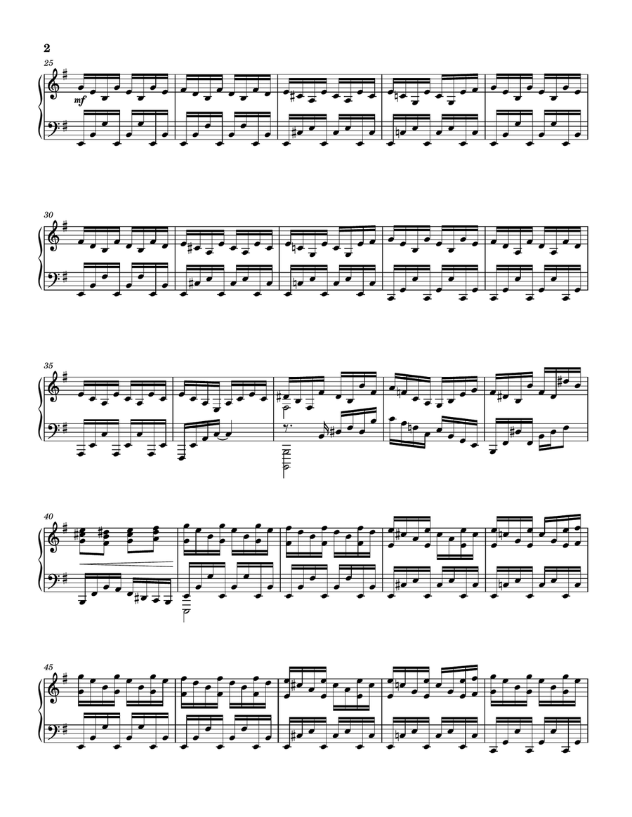 No. 34 in e minor No. 34 in e minor Piano Solo scores gallery preview page 2