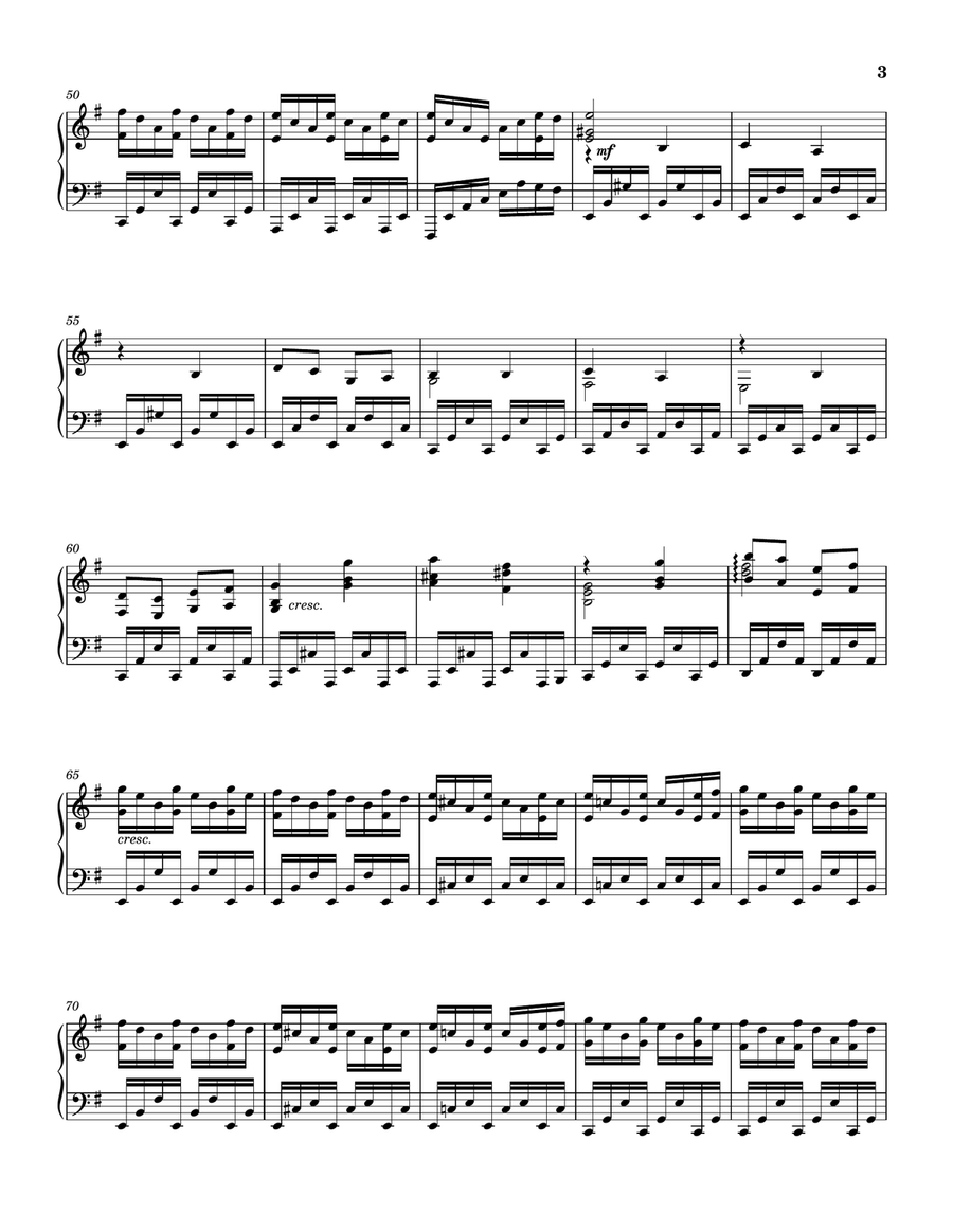 No. 34 in e minor No. 34 in e minor Piano Solo scores gallery preview page 3