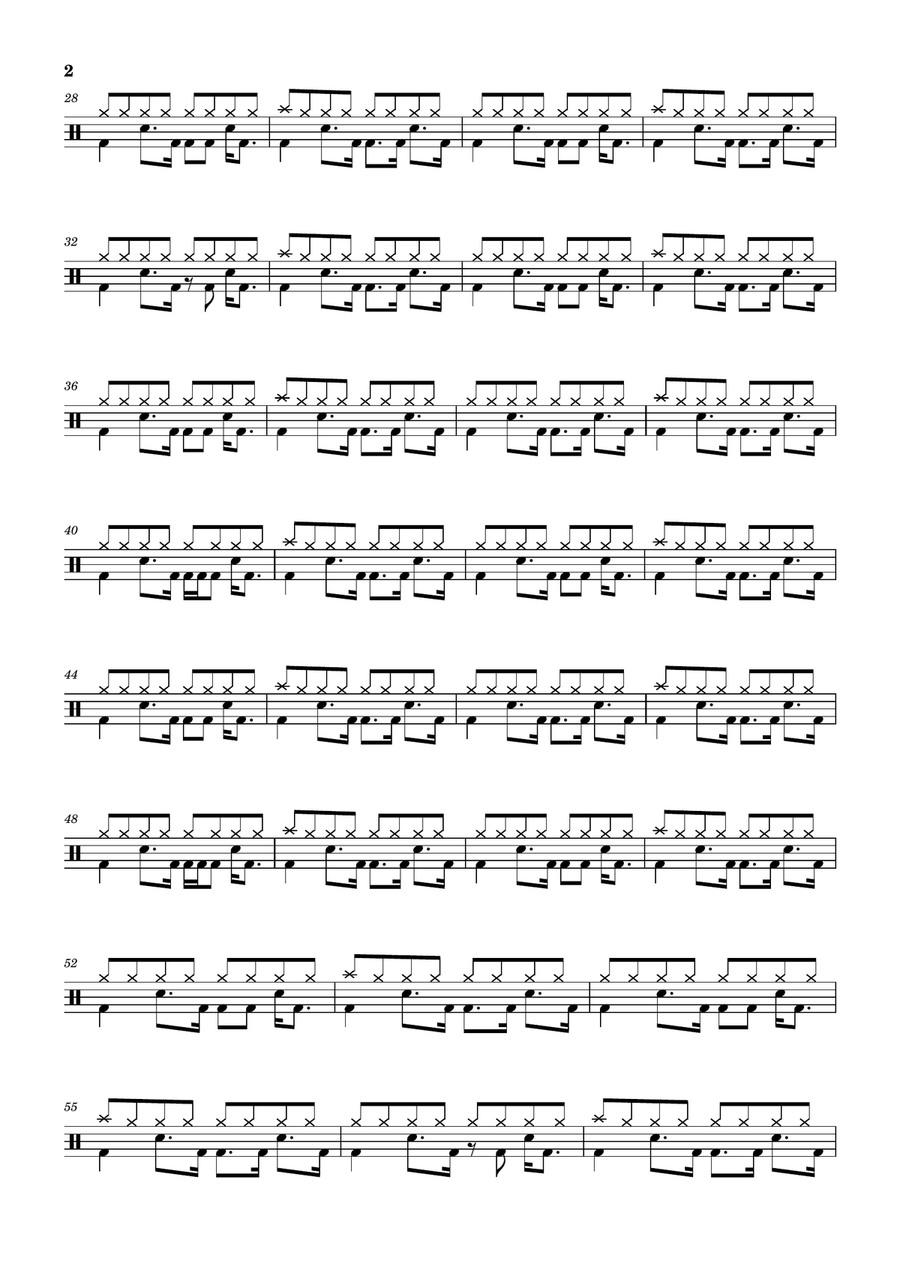 Take Me Away Take Me Away Drum Set scores gallery preview page 2