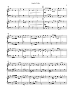 Angelic Polka, Harp Duet Pedal Harp scores gallery preview page 5