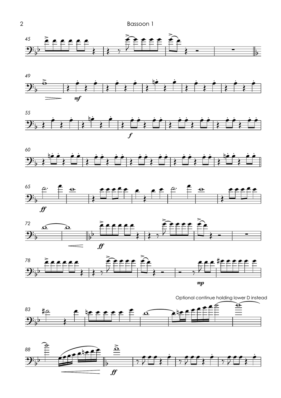 I Predict A Riot I Predict A Riot Bassoon Quartet scores gallery preview page 4