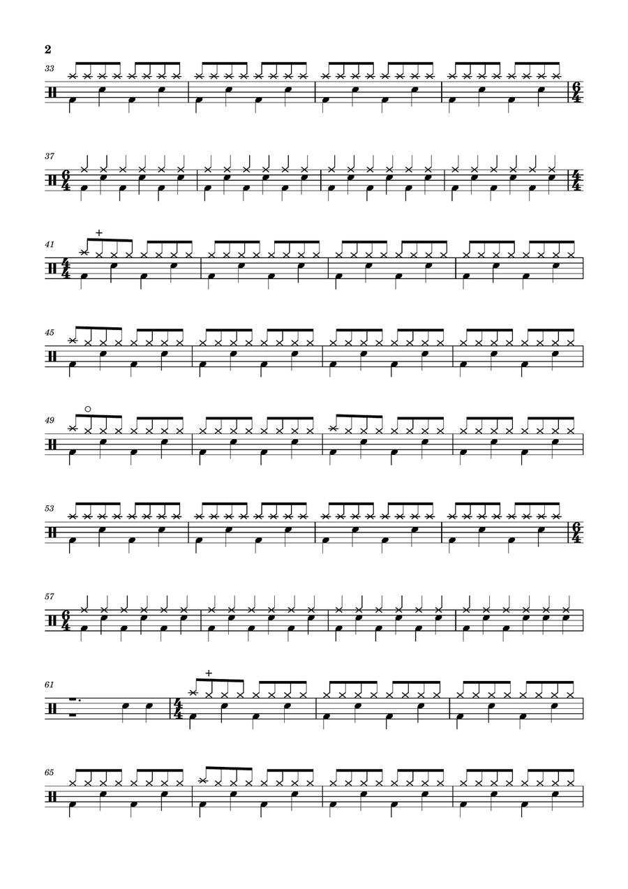 Havana Affair Havana Affair Drum Set scores gallery preview page 2