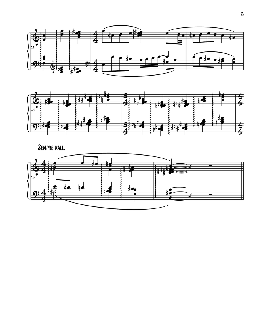 Three Labyrinths (for Clavichord) Harpsichord scores gallery preview page 3