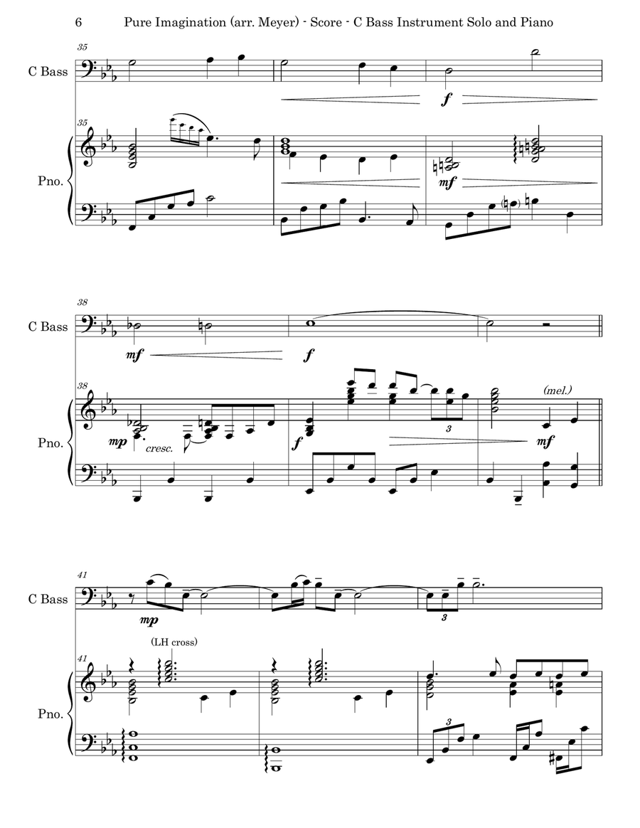 Pure Imagination Baritone Horn BC scores gallery preview page 6