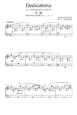 Dedicatoria - Enrique Granados