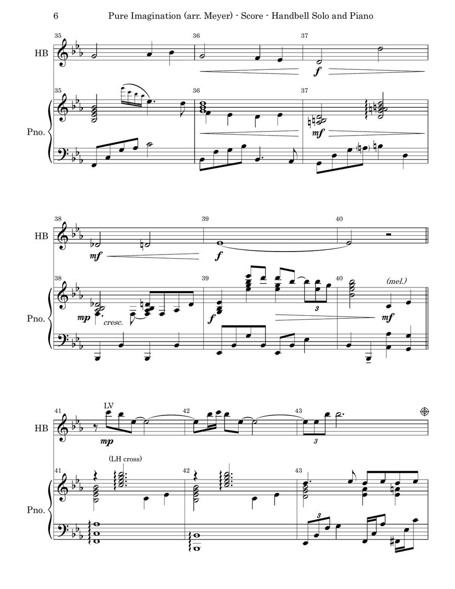 Pure Imagination Handbell Choir scores gallery preview page 6