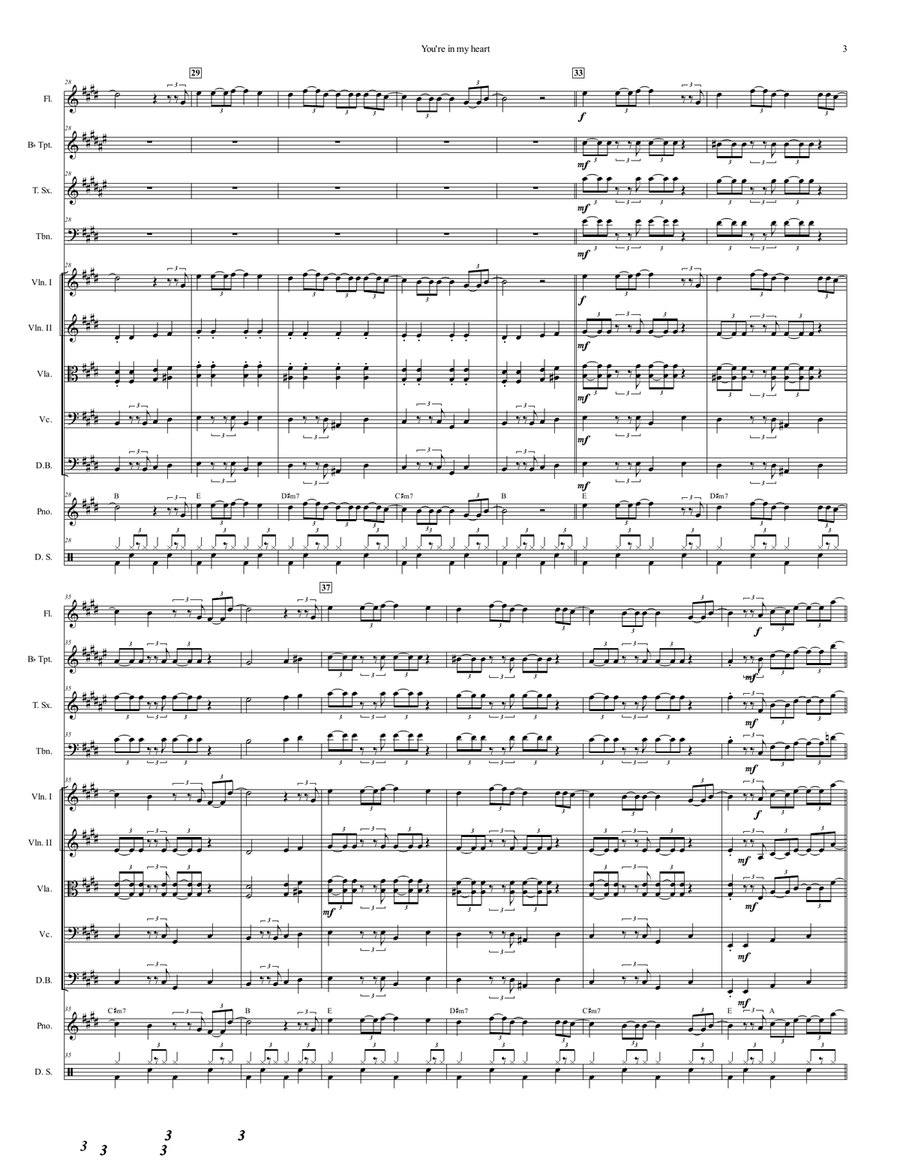 You're In My Heart Chamber Music scores gallery preview page 4