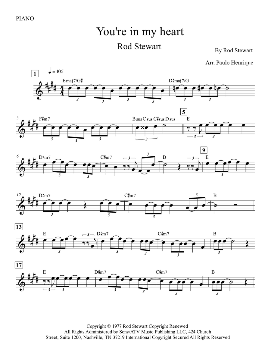 You're In My Heart You're In My Heart Chamber Music scores gallery preview page 2