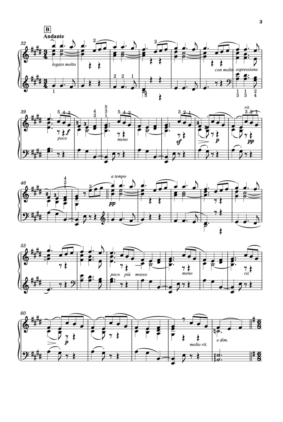 Andaluza playera Spanish Dance Piano Solo scores gallery preview page 3