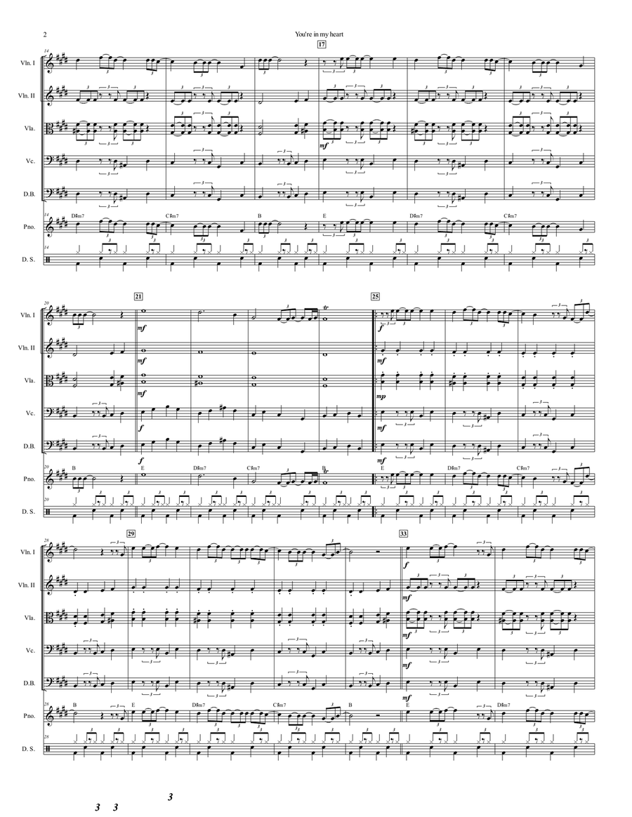 You're In My Heart Chamber Music scores gallery preview page 3
