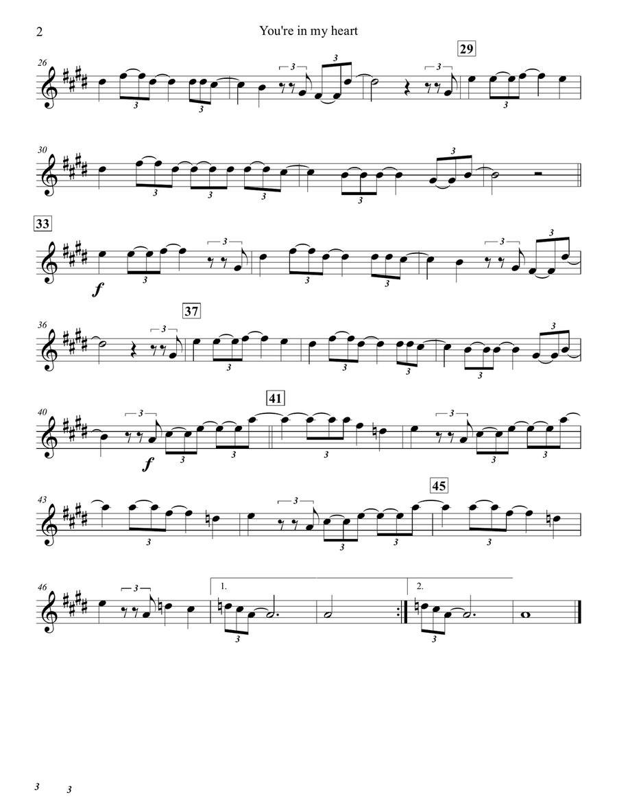 You're In My Heart String Orchestra scores gallery preview page 6