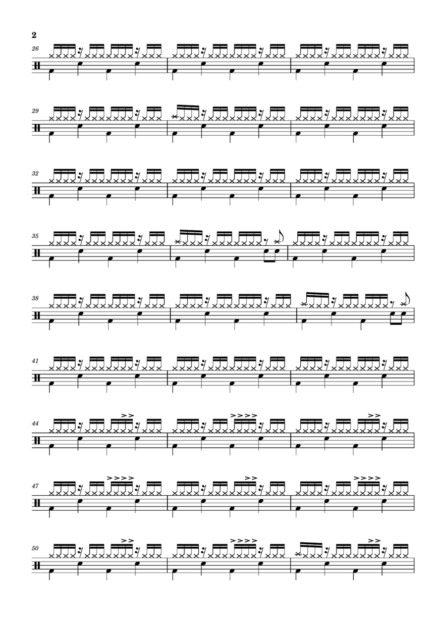 From Now On From Now On Drum Set scores gallery preview page 2
