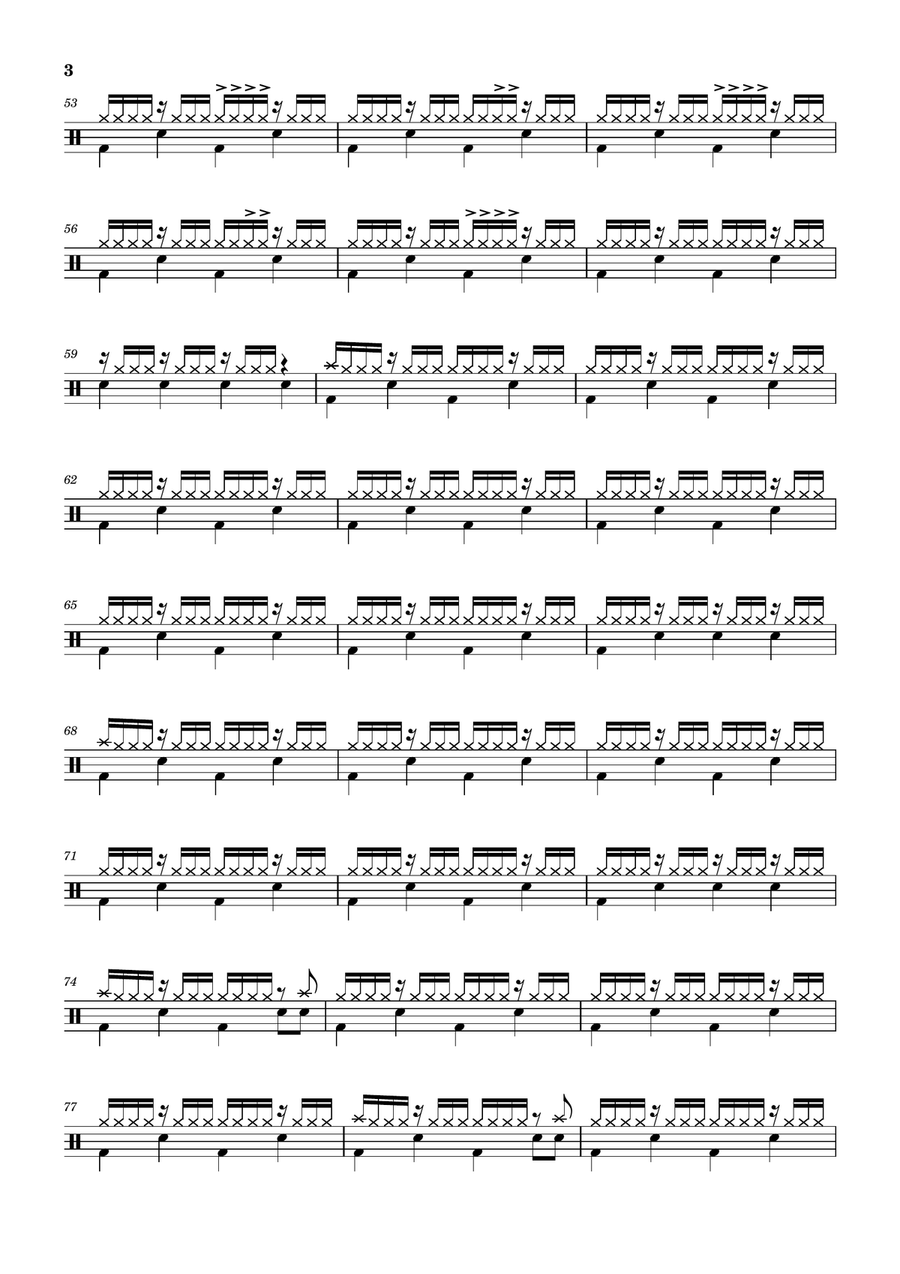 From Now On From Now On Drum Set scores gallery preview page 3