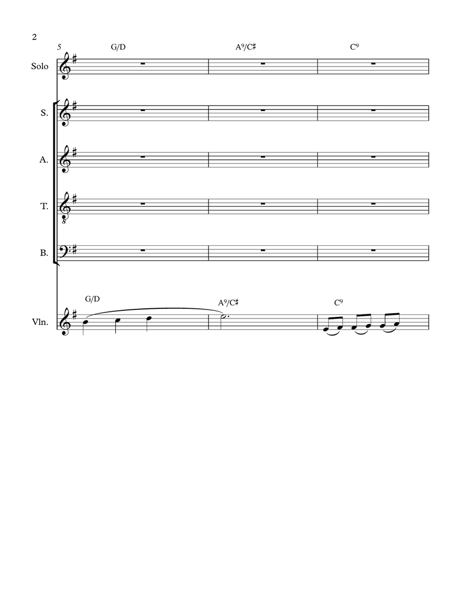 I Love the Lord 4-Part scores gallery preview page 2