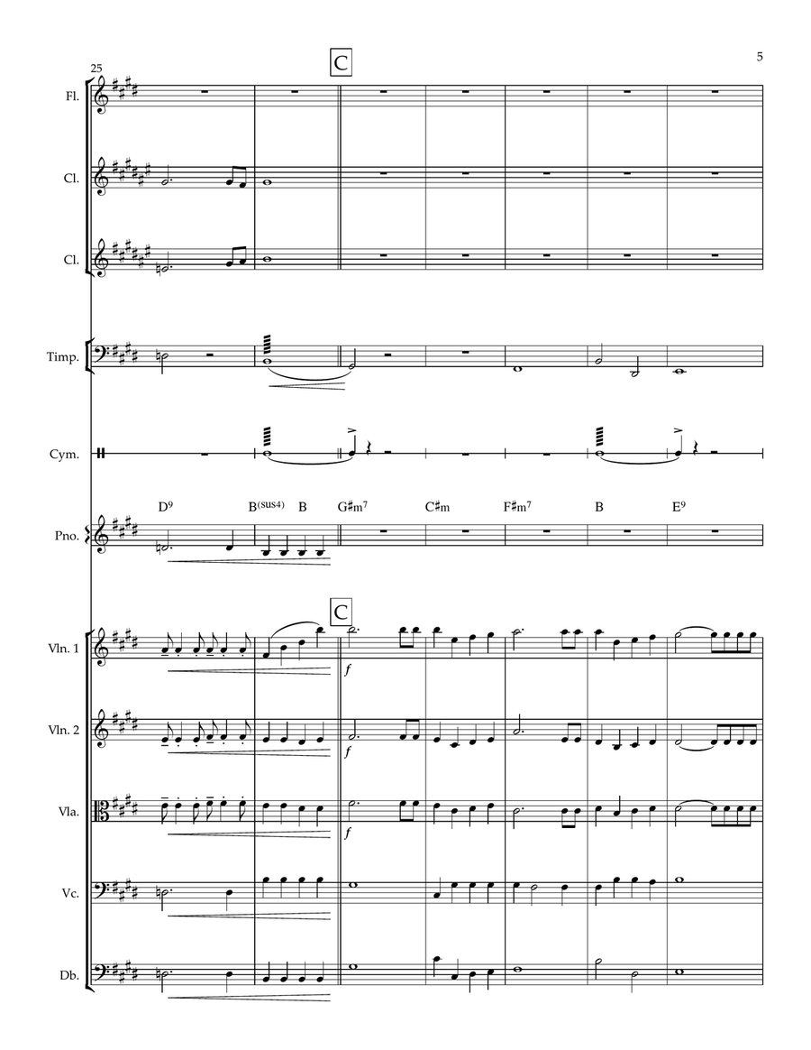 Give Thanks With A Grateful Heart Chamber Orchestra scores gallery preview page 5