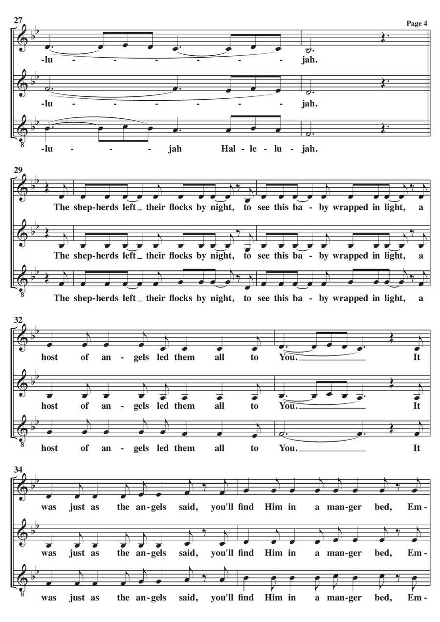Hallelujah SAT scores gallery preview page 4