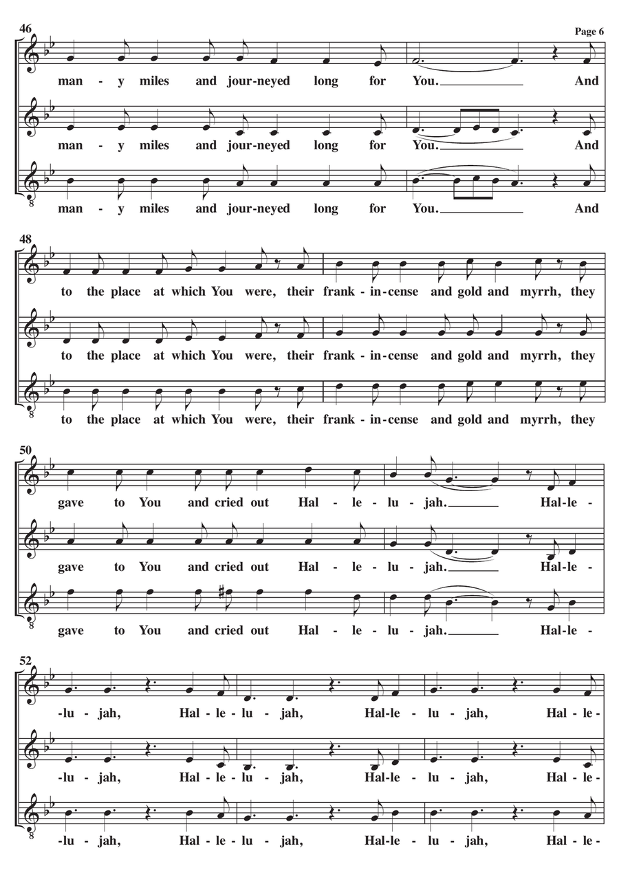 Hallelujah SAT scores gallery preview page 6