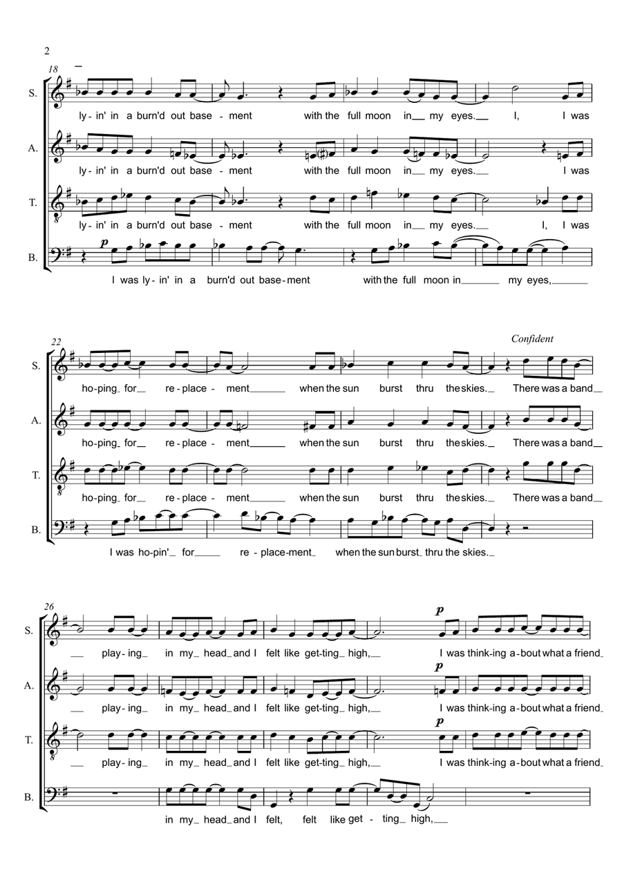 After The Gold Rush After The Gold Rush 4-Part scores gallery preview page 2