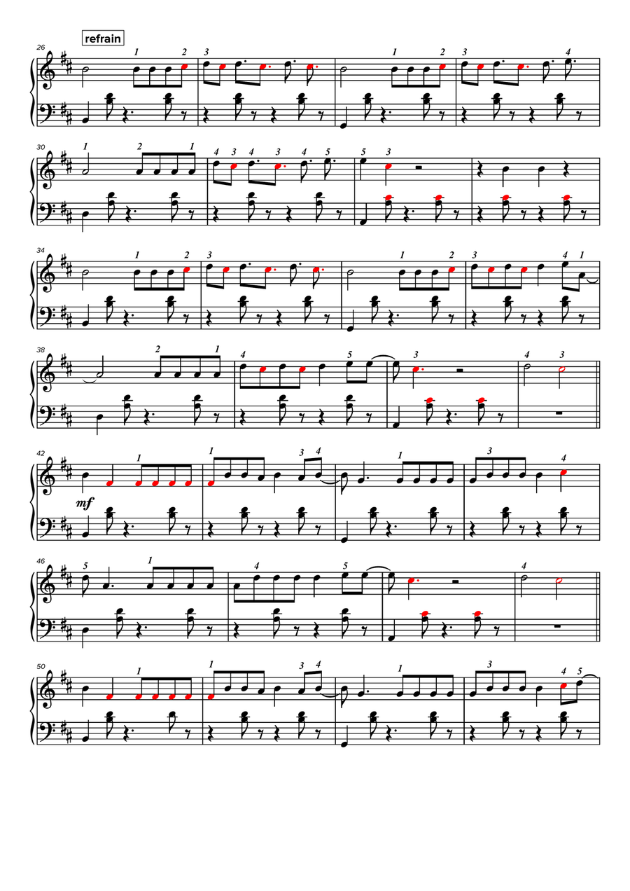 Despacito niveau 3 Despacito niveau 3 Easy Piano scores gallery preview page 2
