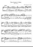 Clementi - Piano Sonata in A, Op.33 No.1 - Original With Fingering For Piano Solo Complete‌