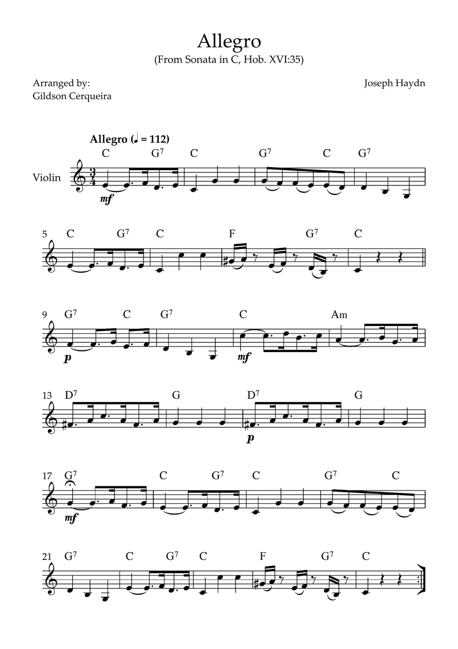 Allegro Allegro Chamber Music scores gallery preview page 1