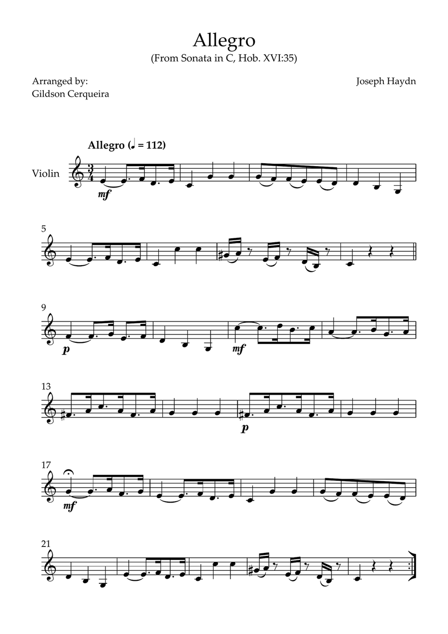 Allegro Allegro Chamber Music scores gallery preview page 1