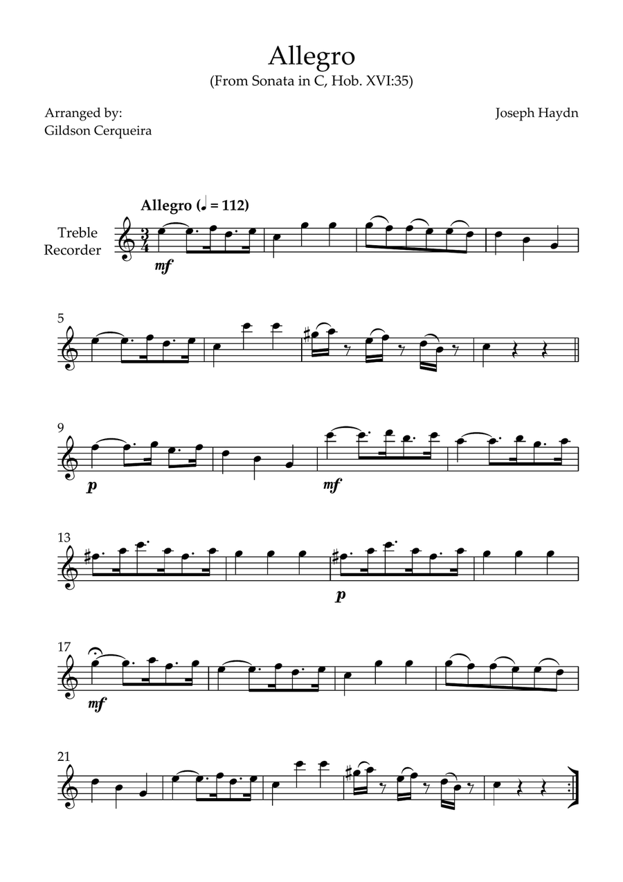 Allegro Allegro Chamber Music scores gallery preview page 1