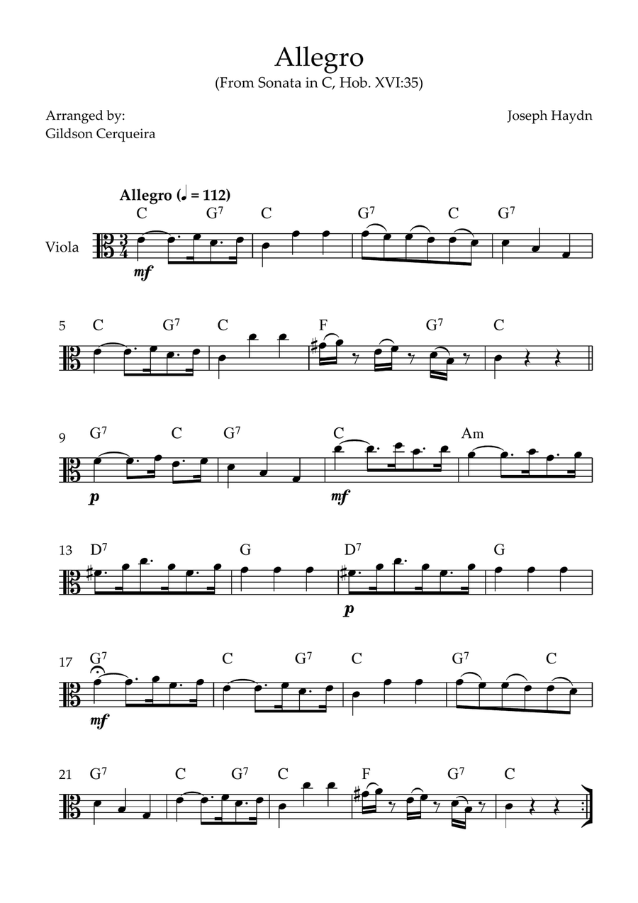 Allegro Allegro Chamber Music scores gallery preview page 1