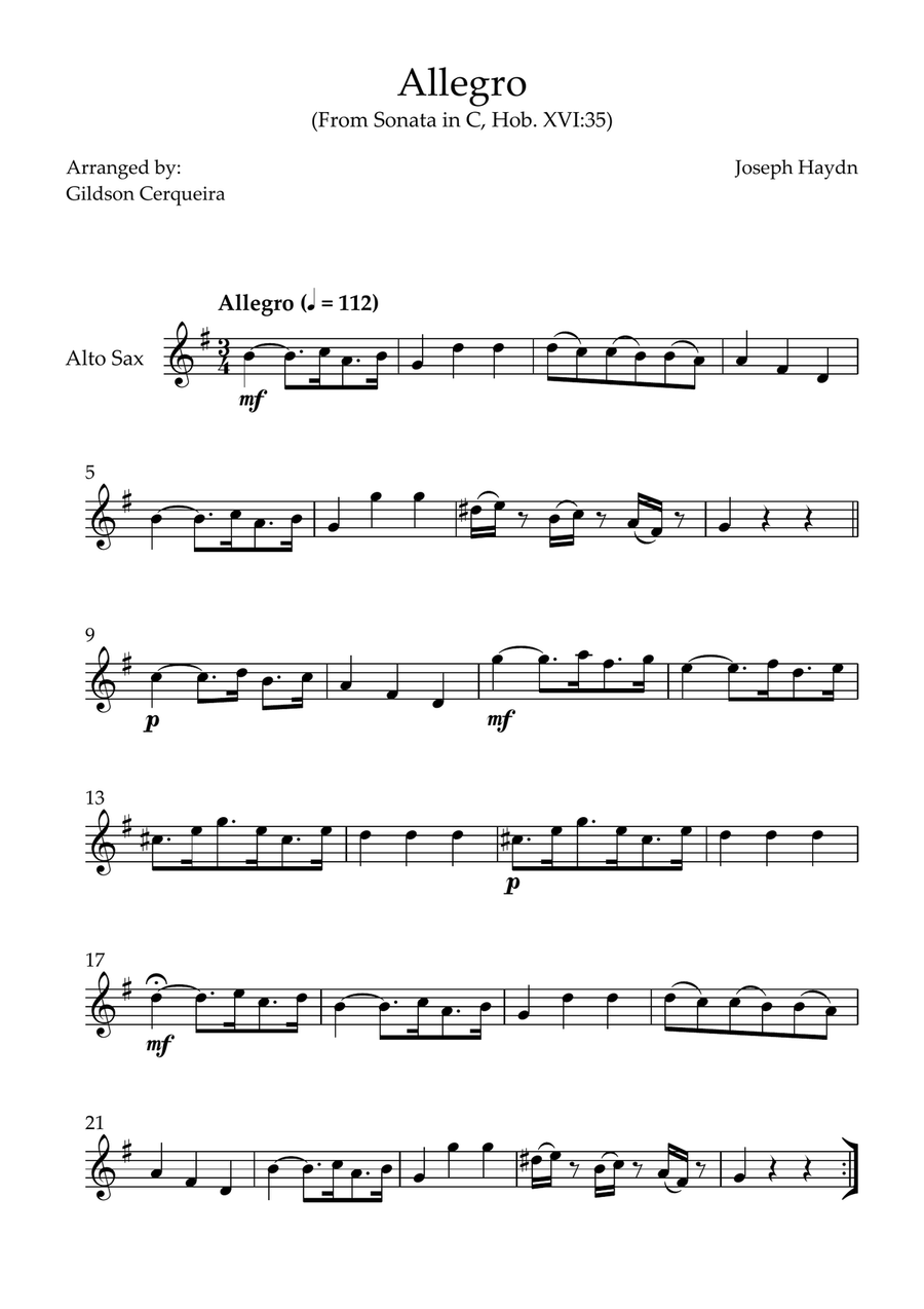Allegro Allegro Chamber Music scores gallery preview page 1