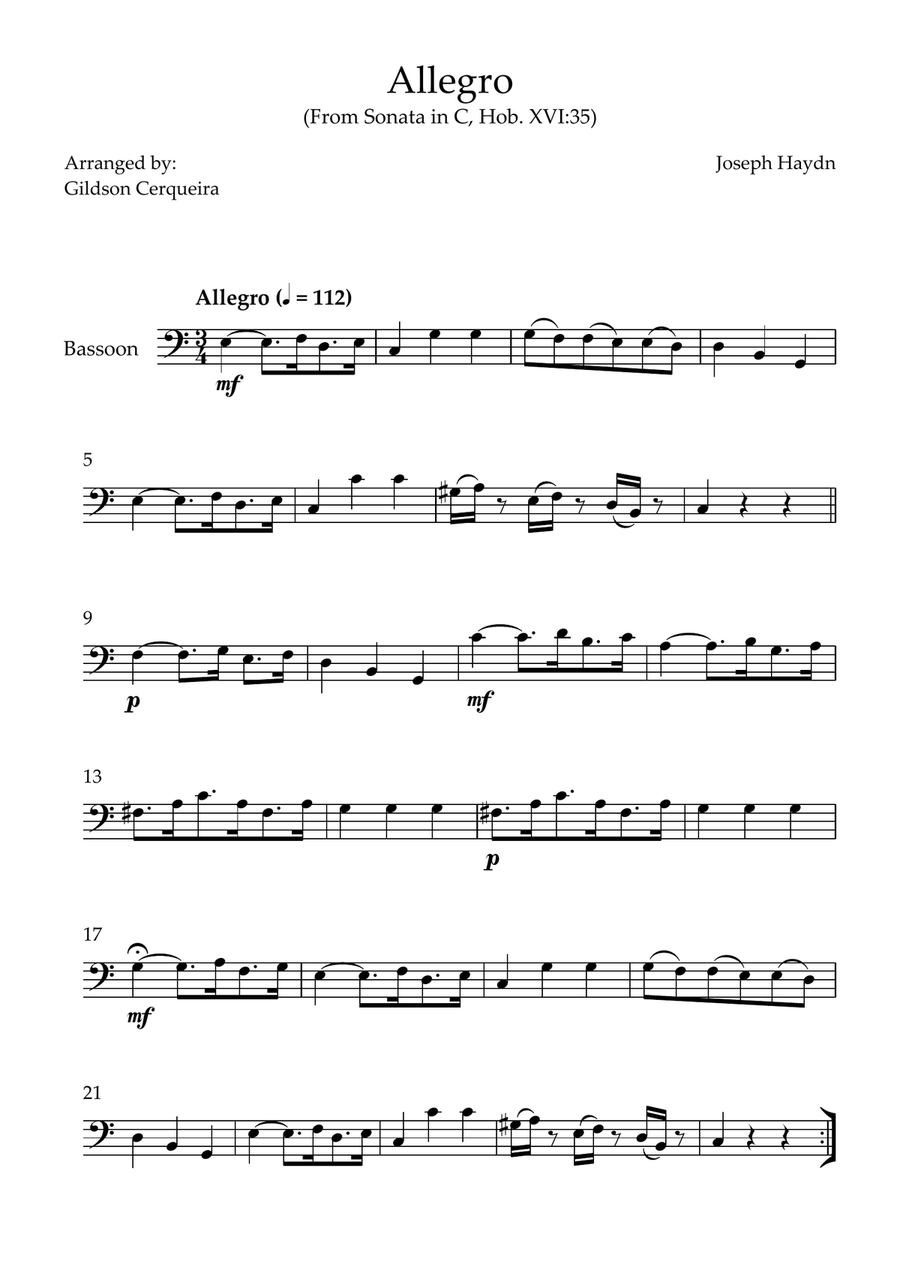 Allegro Allegro Chamber Music scores gallery preview page 1