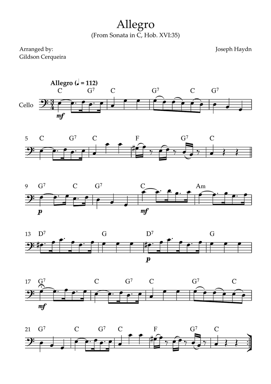 Allegro Allegro Chamber Music scores gallery preview page 1