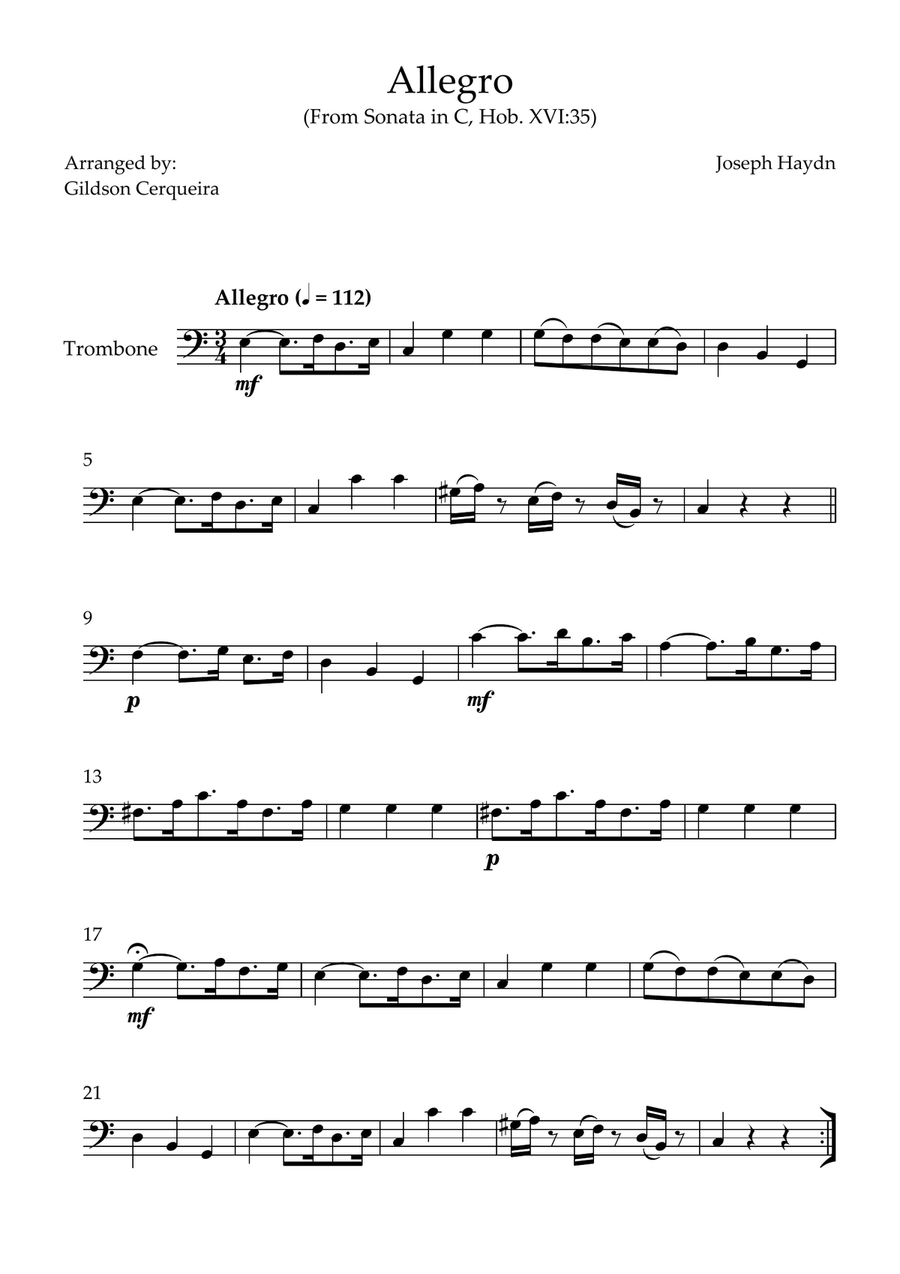 Allegro Allegro Chamber Music scores gallery preview page 1