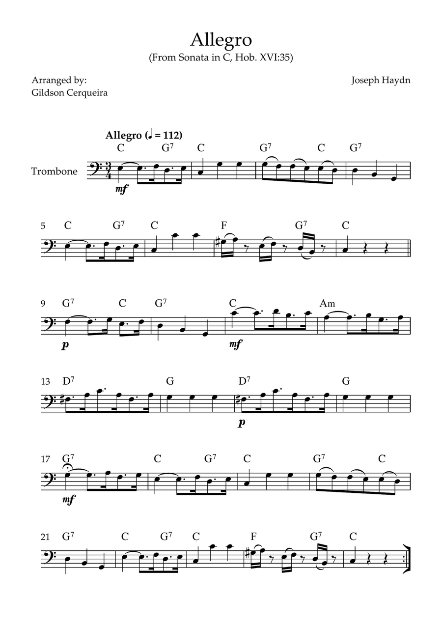 Allegro Allegro Chamber Music scores gallery preview page 1